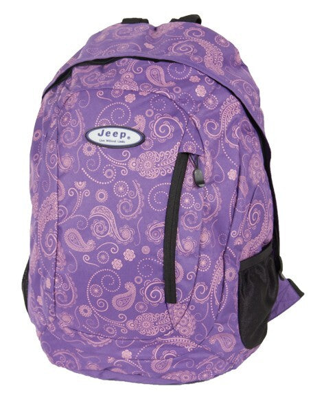 Jeep Large Paisley Laptop Ipad Notepad Travel Cabin Hand Luggage Backpack Bag