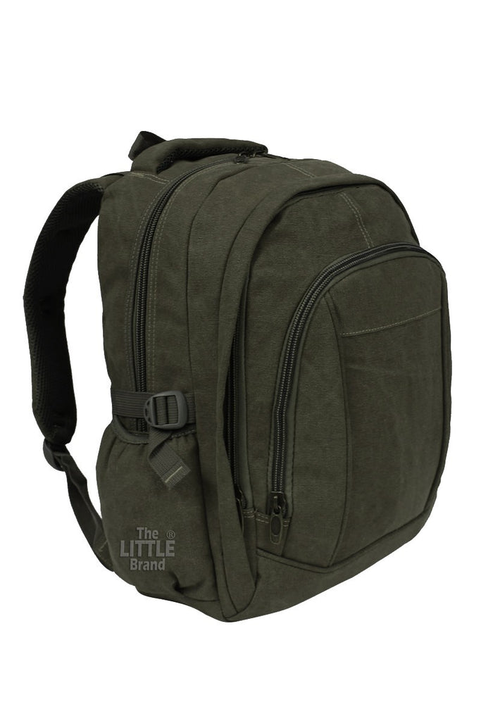 Ariana Unisex Canvas Laptop School College Work Travel Large Backpack Rucksack