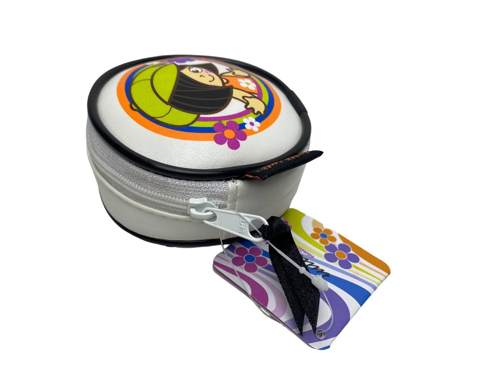 Tutti Cuti Kids Girls Zip Around Money Mirror Change Purse Wallet Gift New