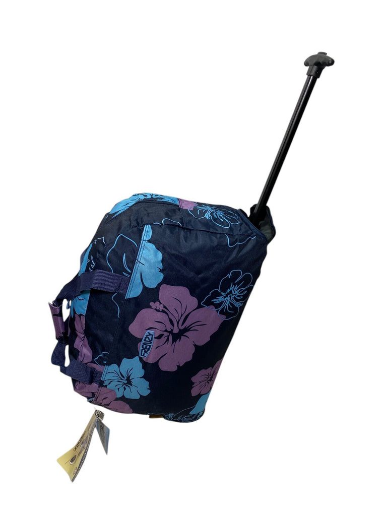 21" Wheeled Holdall Cabin Trolley Flower Sports Luggage Overnight Travel Bag 39L