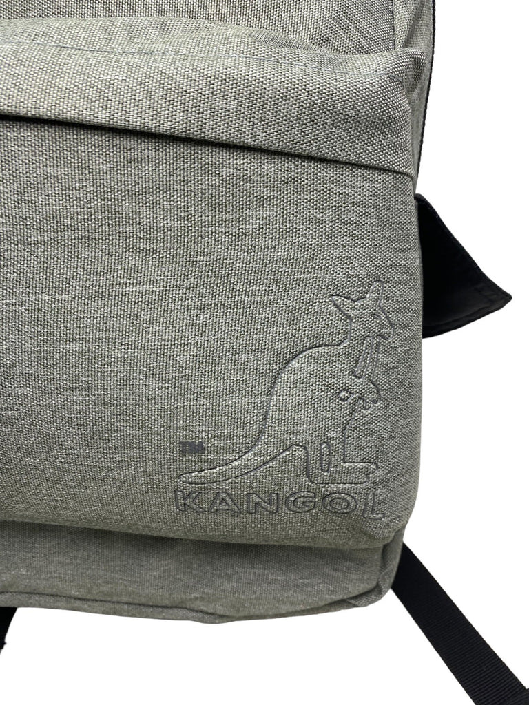 Kangol Unisex Marl Grey 3D Large School College Work Travel Backpack New