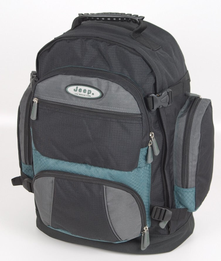 Jeep Mens Nebraska Backpack Rucksack Cabin Trecking Hiking Laptop Bag New