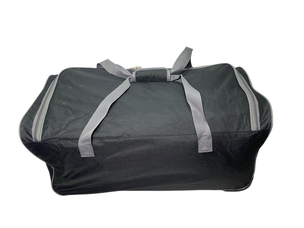Unisex 25" 67L Wheeled Trolley Duffle Bag Suitcase Holdall Retractable Handle