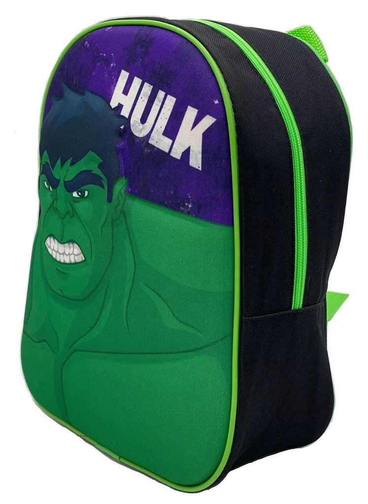Hulk Avengers Marvel Kids Backpack with Insulated Cooler Lunch Bag Matching Set 