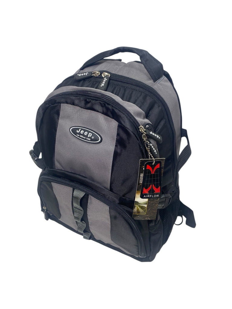 Jeep Men’s 15" Laptop School College Work Travel Large Backpack Rucksack Bag New