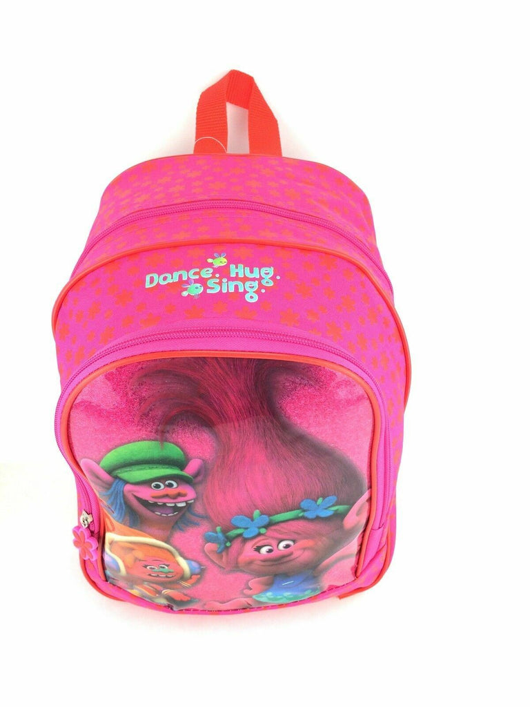 6 X Trolls Poppy Glitter Nursery School Backpack Bag Job Lot Car Boot Market New
