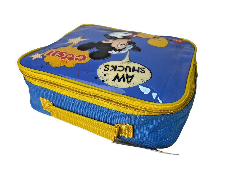 7 x Disney Mickey Mouse Aww Shucks  Insulated Lunch Bag Job Lot Car Boot Market