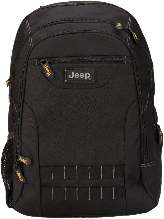 Jeep Mens Premium  16" Laptop School College Business Travel Backpack Bag New