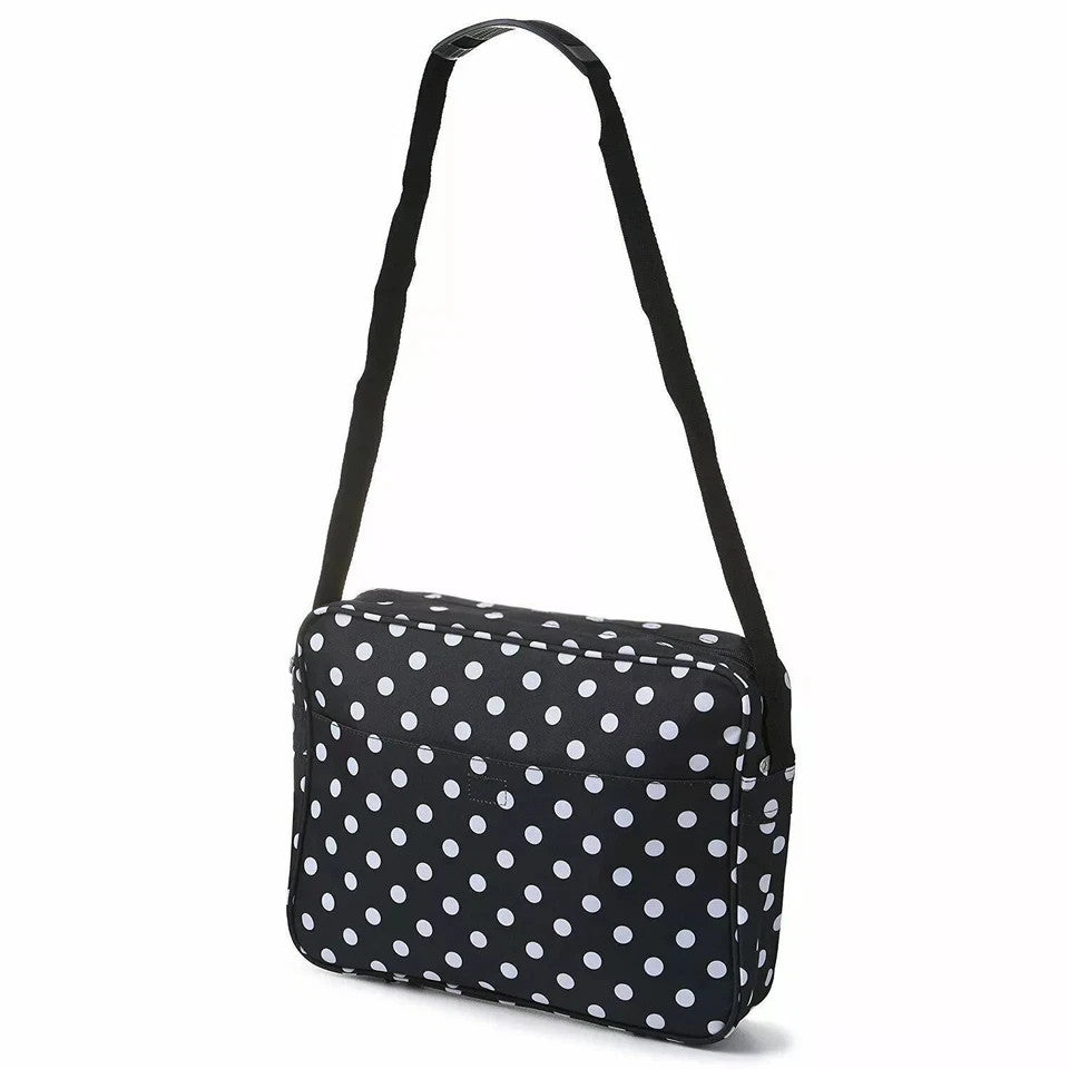 6 x Frenzy Polka Dot Cabin Flight Shoulder Bag Job Lot Car Boot Wholesale Resale