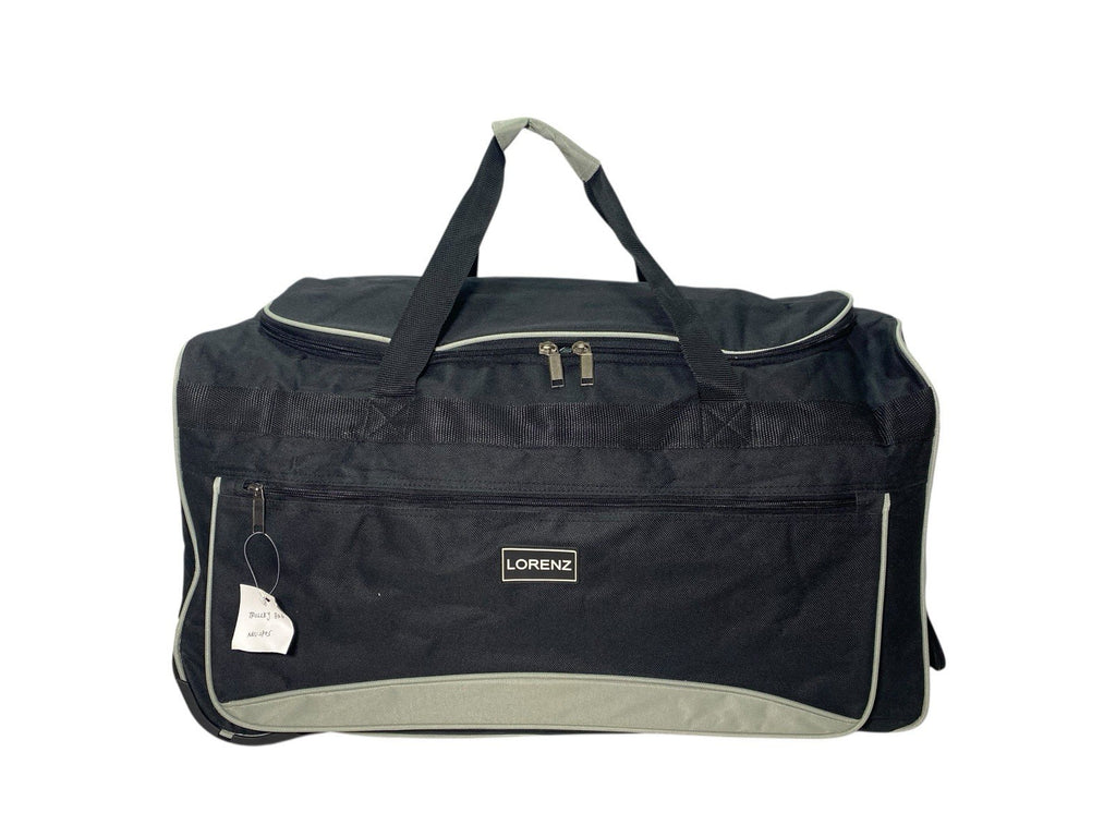 Lorenz 25" Wheeled Trolley Duffle Bag 73L Suitcase Holdall Retractable Handle