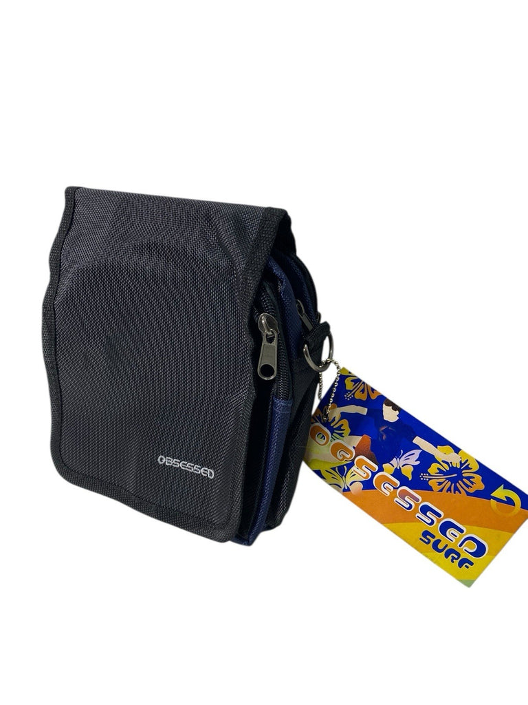 Obsessed Surf Small Unisex Travel Bag Multiple Zipped Pockets  Adjustable Strap