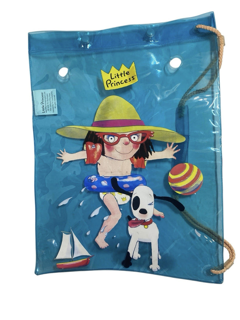 Little Princess Girls Pvc Swim Beach Drawstring Bag New