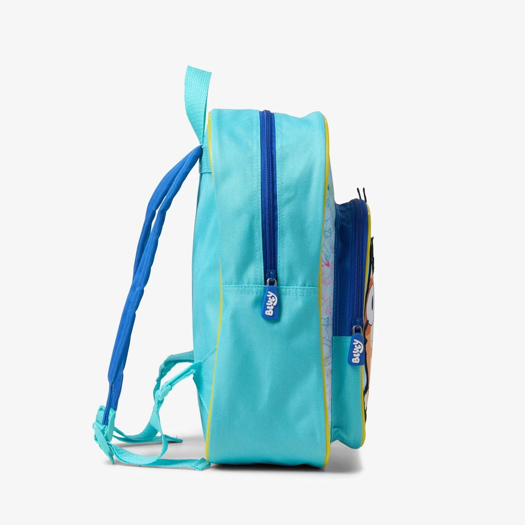 Bluey & Bingo Cheer Unisex 3D Arch Backpack With Front Pocket Nursery School New