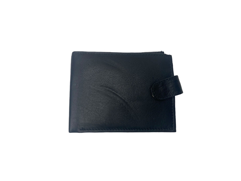 Mens Soft Leather Bifold Wallet Credit Card Holder Notes Coins New