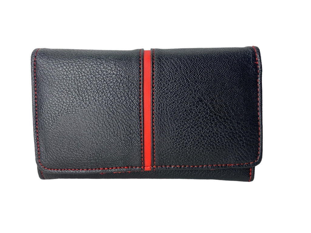 Fabretti Ladies Envelope Purse Clutch Coin Credit Card Wallet New