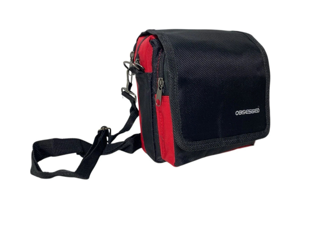 Obsessed Surf Small Unisex Travel Bag Multiple Zipped Pockets  Adjustable Strap