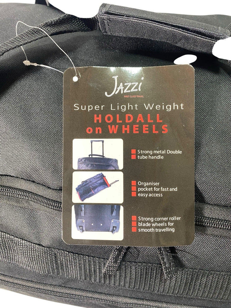 Jazzi 30" Unisex Wheeled Trolley Holdall Travel Kit Duffle Bag Luggage Suitcase