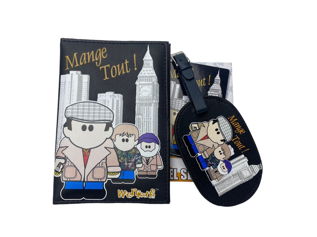Only Fools And Horses Mange Tout Passport Cover  Luggage Tag Travel Set Boxed