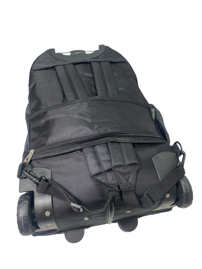 21" Rolling Backpack Rucksack On Wheels Cabin Trolley Laptop Business Bag 36L