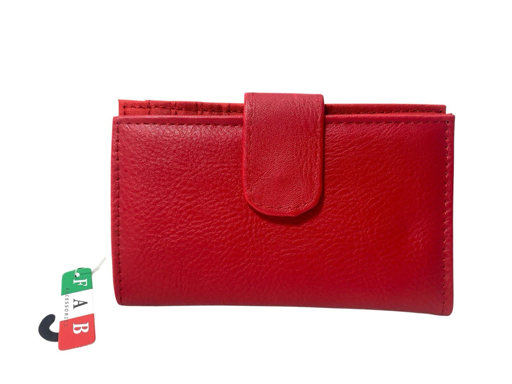 Ladies Bifold Faux Leather Zip Around Coin Notes Credit Card Purse New