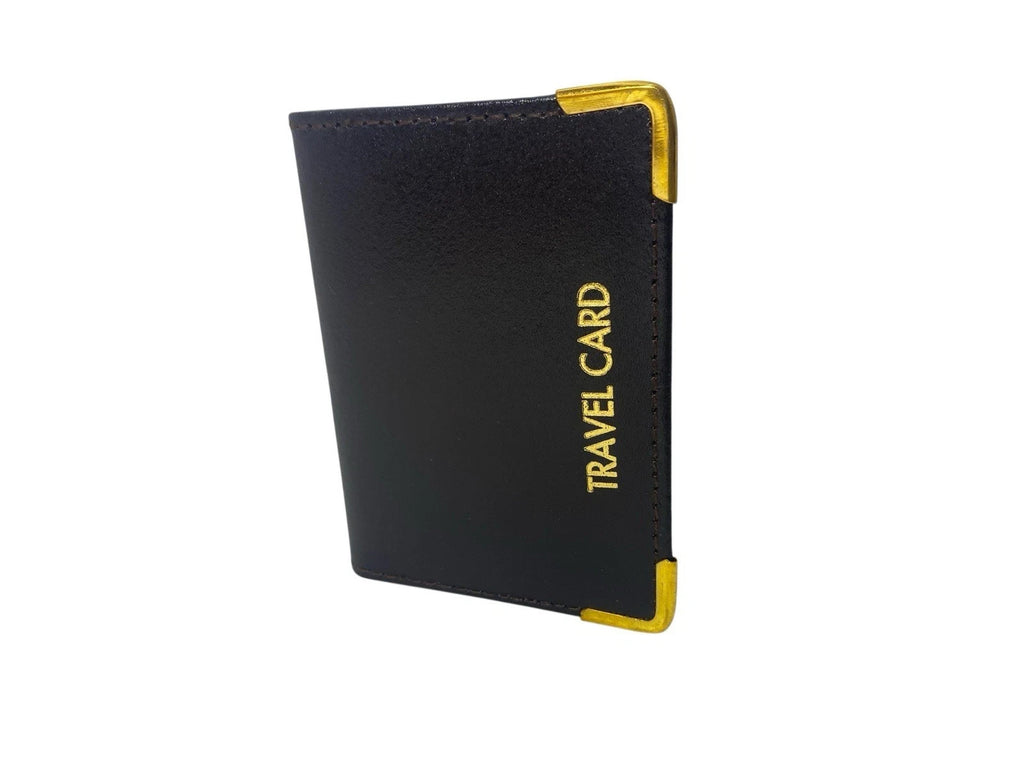 Unisex Leather Bus Pass Travel Oyster Rail Card ID Holder Wallet New