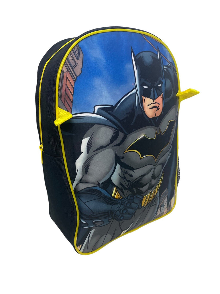 Batman Backpack With Lunch Bag For Kids Matching 2 Piece School Bag Set