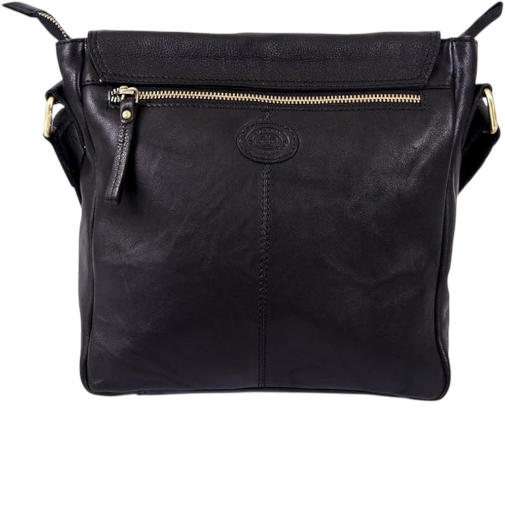 Soft Genuine Leather Unisex Satchel Cross Body Bag London Leather Goods New