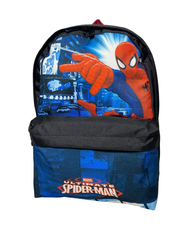Marvel Ultimate Spiderman Large School Backpack Rucksack Front Pocket New