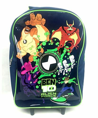 Ben 10 Alien Force Cabin Hand Luggage Travel Holiday Trolley Wheel Wheeled Bag