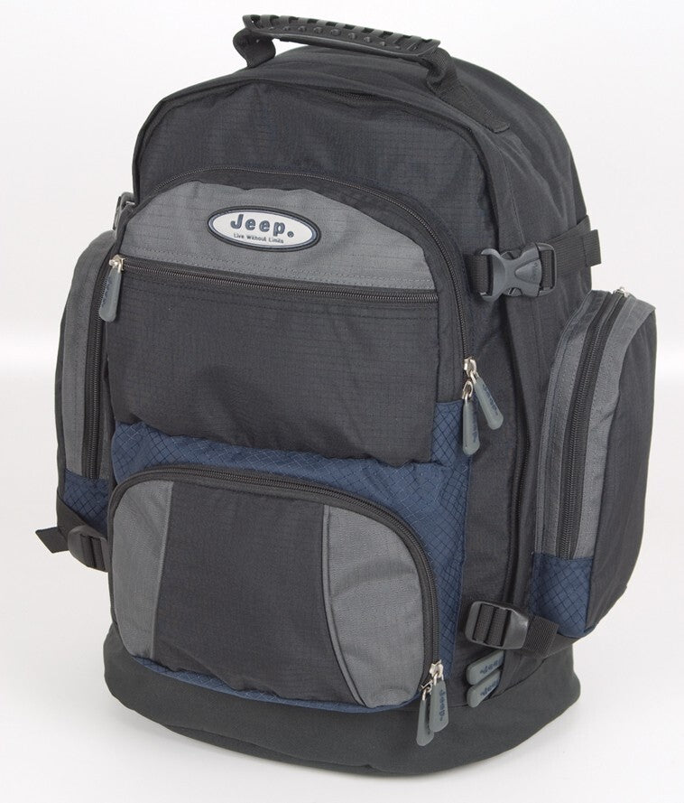 Jeep Mens Nebraska Backpack Rucksack Cabin Trecking Hiking Laptop Bag New