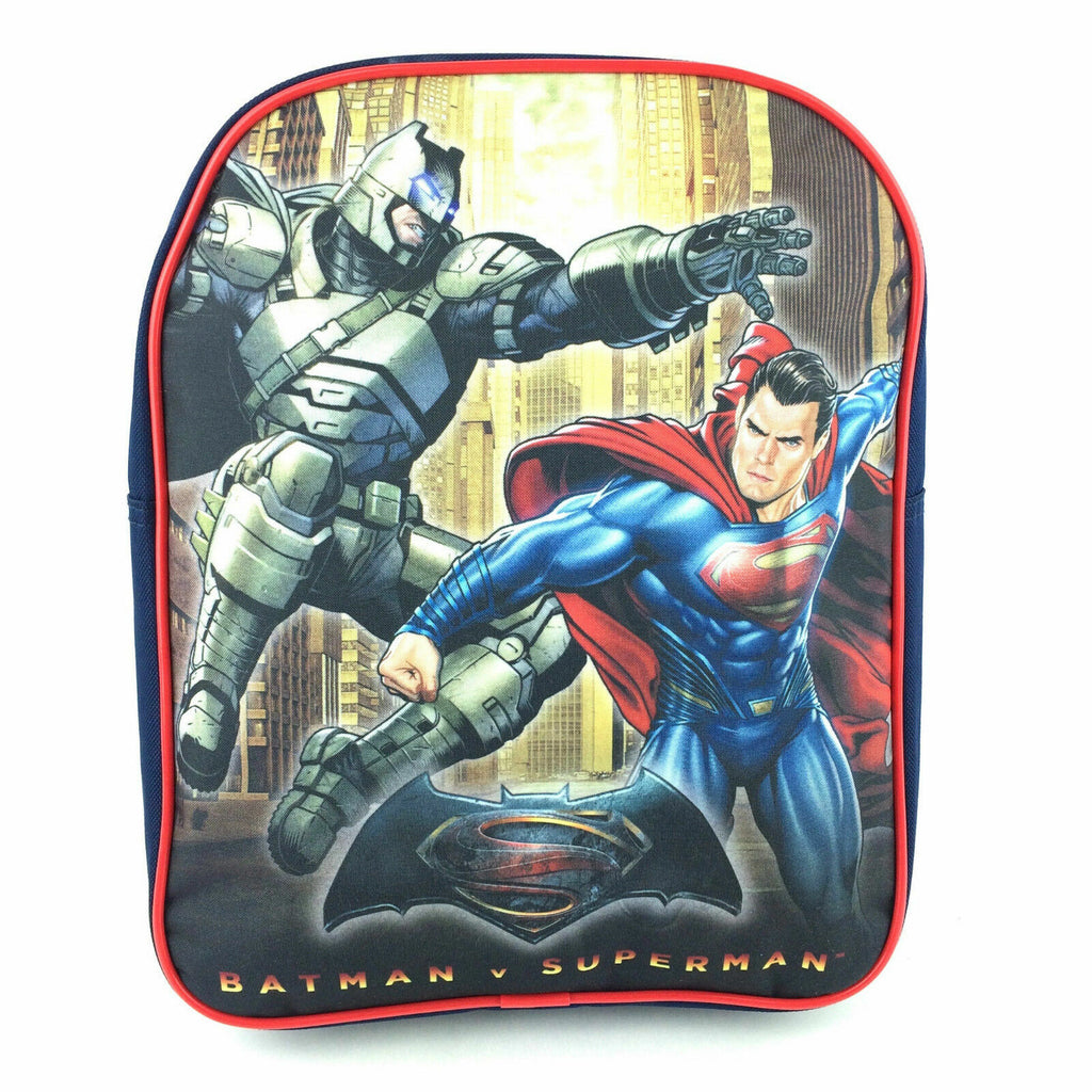 Batman V Superman Dawn Of Justice Boys Backpack Rucksack Nursery School Bag 