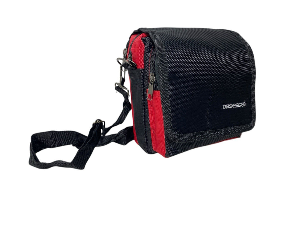 Obsessed Surf Small Unisex Travel Bag Multiple Zipped Pockets  Adjustable Strap