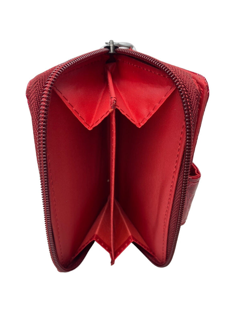 Fabretti Ladies Croc Fashion Purse Clutch Credit Card Wallet Coin Notes New