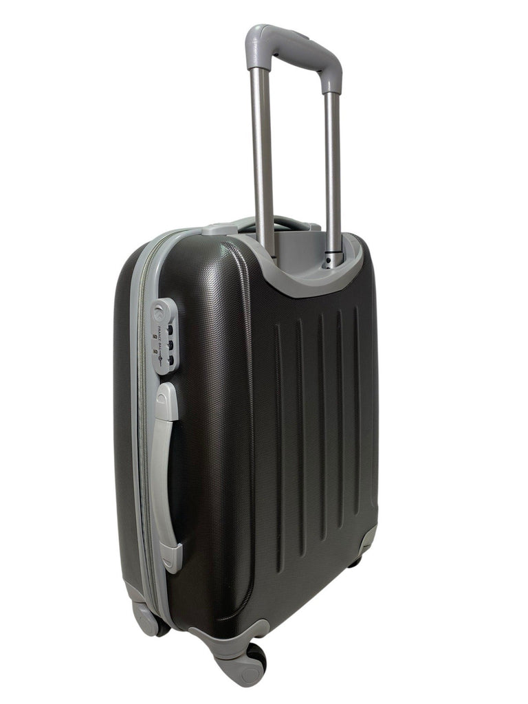 ABS 21" Hard Shell Cabin Lightweight Hand Luggage Suitcase Trolley 55x40x20cm