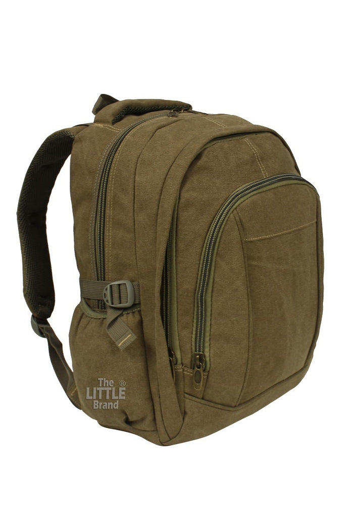 Ariana Unisex Canvas Laptop School College Work Travel Large Backpack Rucksack