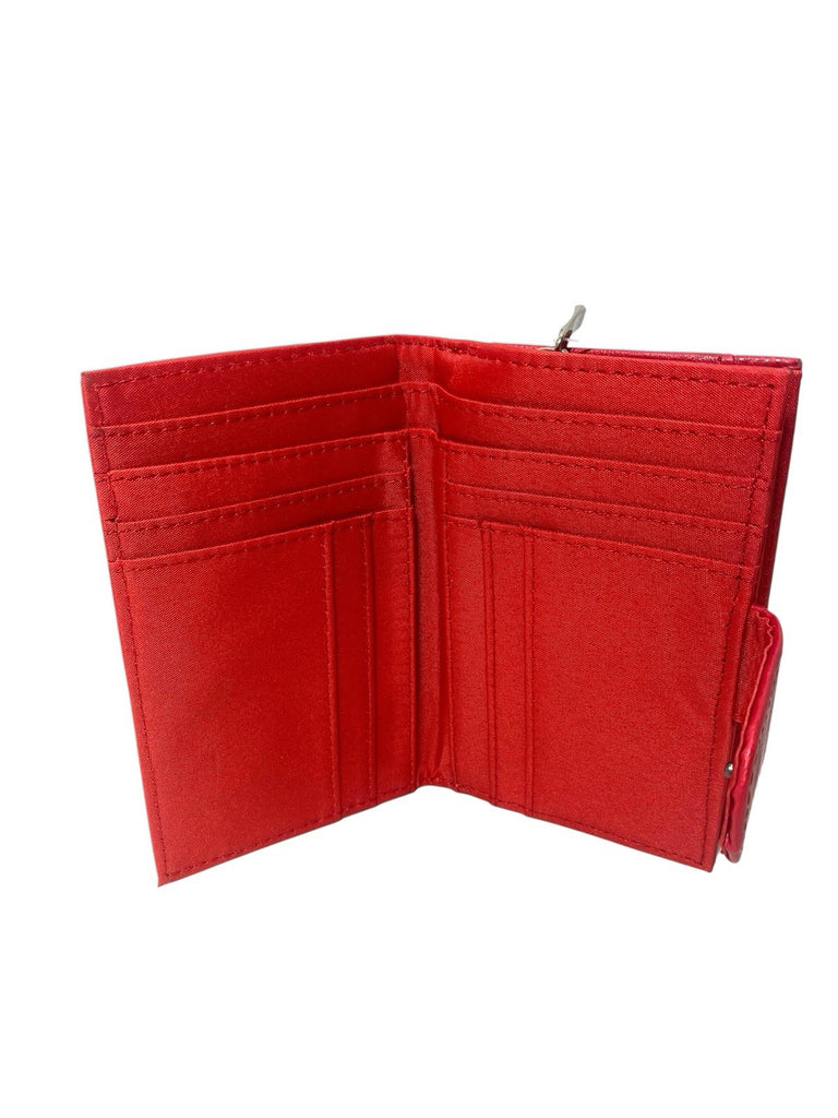 Ladies Bifold Faux Leather Zip Around Coin Notes Credit Card Purse New