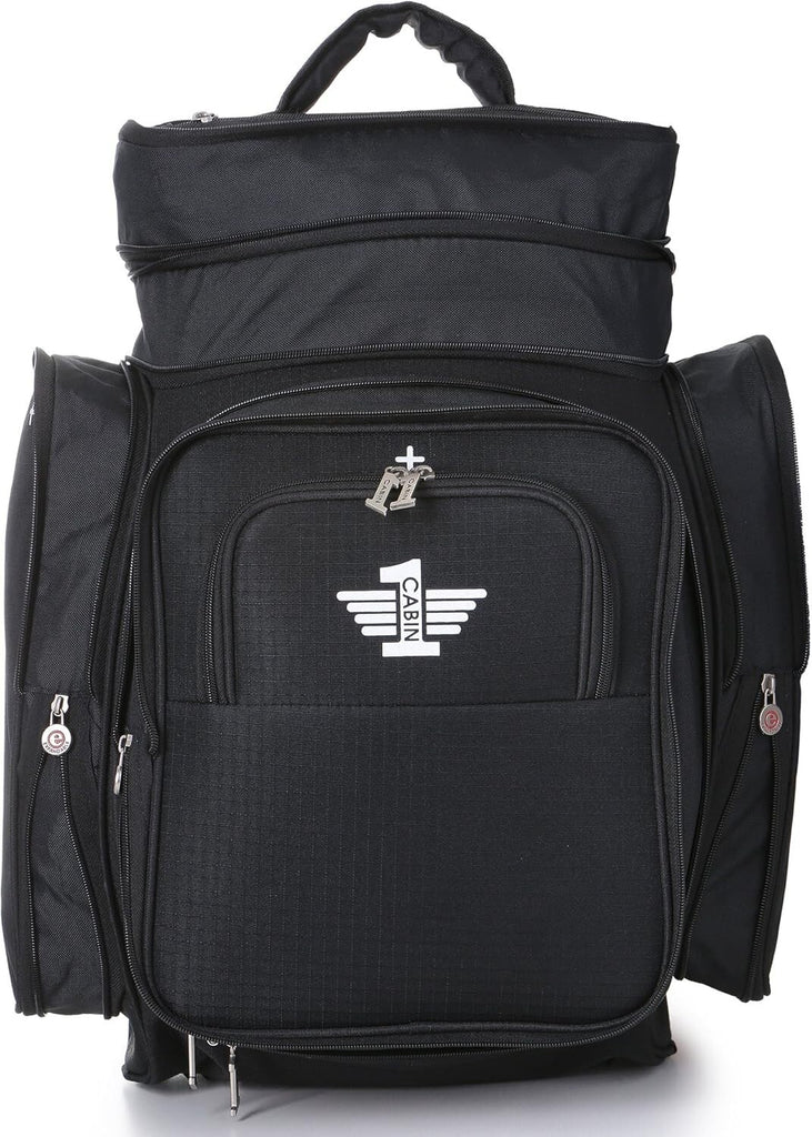 Cabin 1 Expandable Carry On Hand Luggage Backpack Bag 57L  Fits All Airlines New