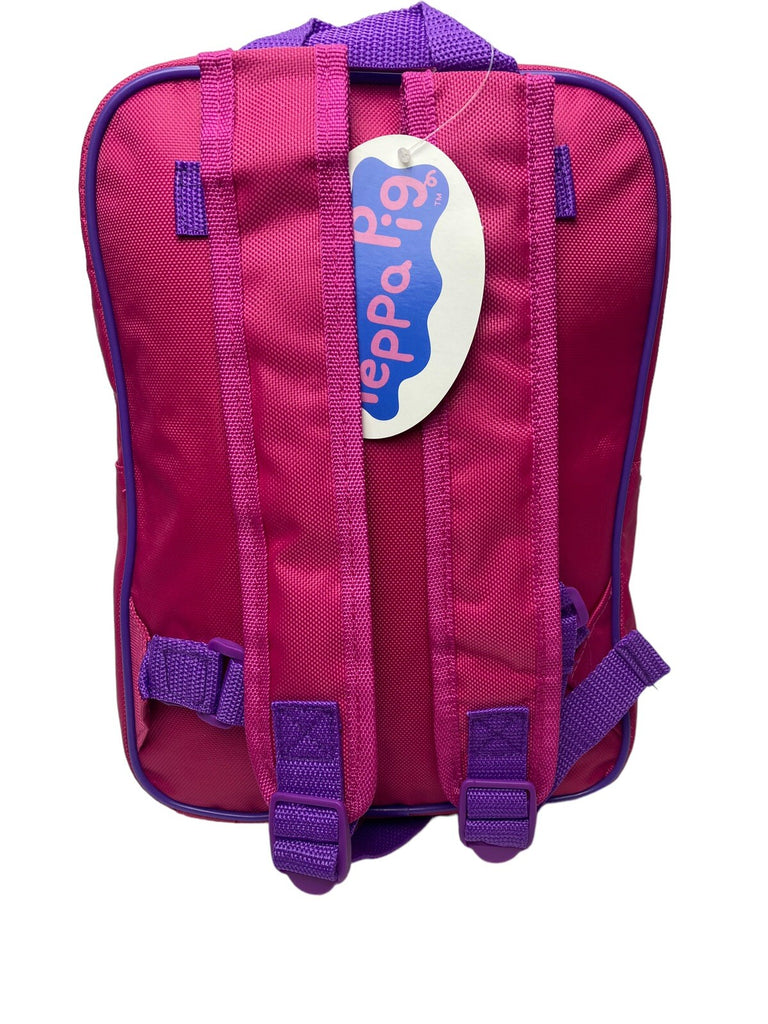 6 x Peppa Pig  Pink Glitter Front Pocket Backpack Job Lot Car Boot Market Resale