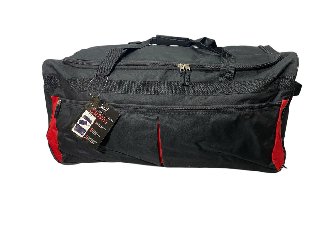 Jazzi 30" Unisex Wheeled Trolley Holdall Travel Kit Duffle Bag Luggage Suitcase