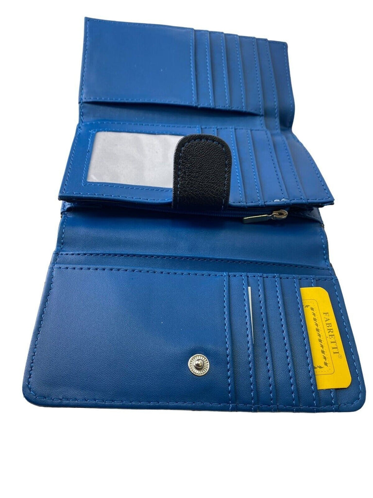 Fabretti Ladies Envelope Purse Clutch Coin Credit Card Wallet New