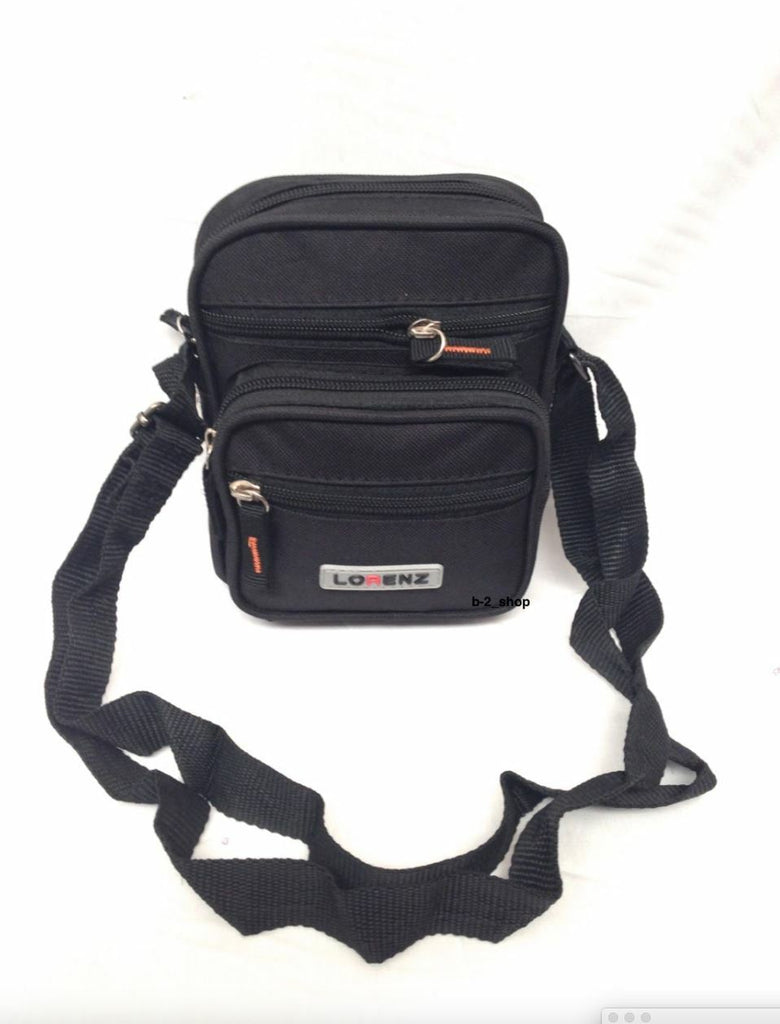 Lorenz Unisex Canvas Travel Bag Multiple Zipped Pockets & Adjustable Strap