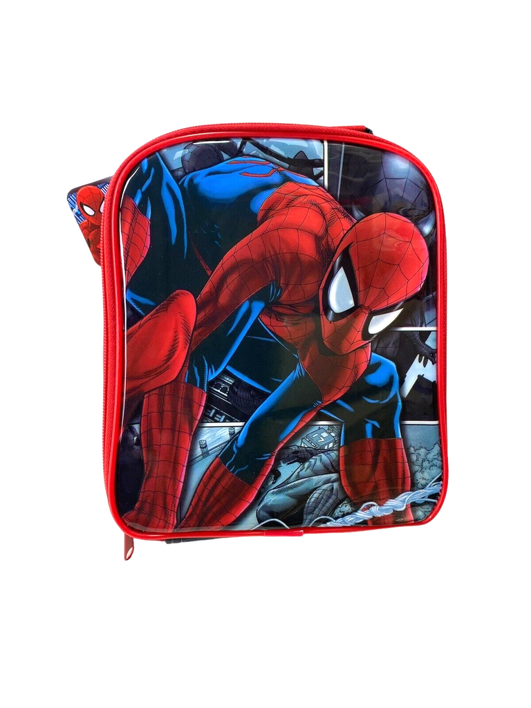 Marvel Ultimate Spiderman Publishing  Kids Boys School Trips Insulated Lunch Bag
