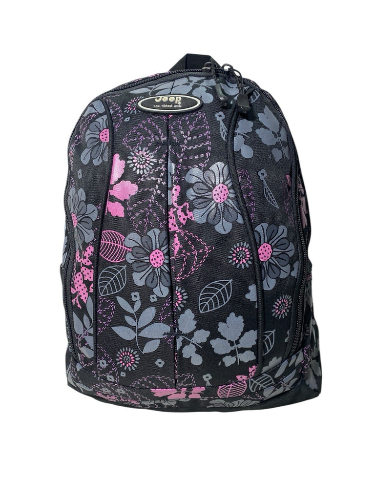 Jeep Laptop Ipad Notepad Floral Travel Cabin Hand Luggage College Backpack Bag