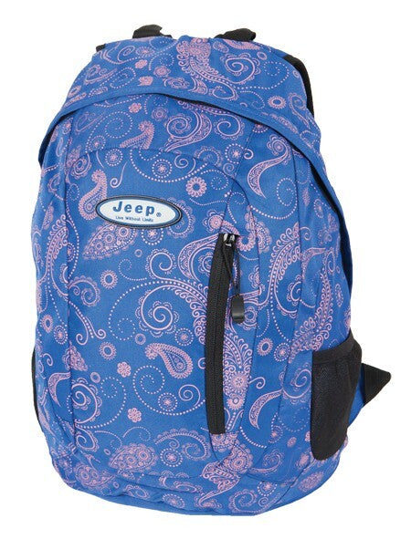 Jeep Mid Paisley Laptop Ipad Notepad Travel Cabin Hand Luggage Backpack Bag