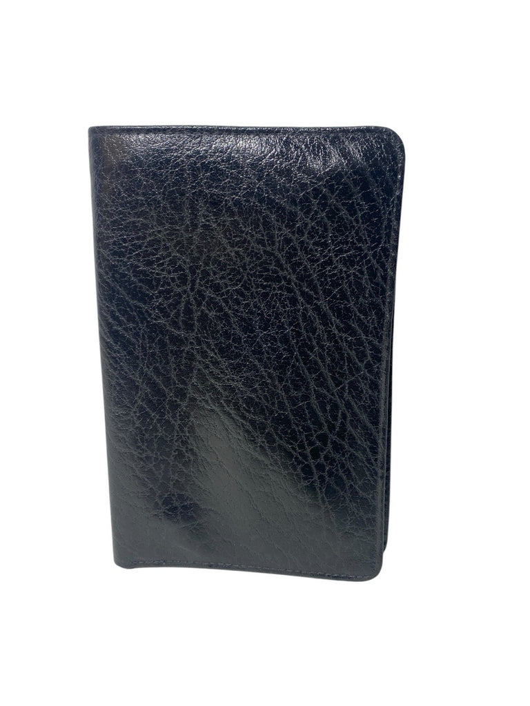 Vintage Real Leather Unisex Bifold Travel Passport Document Credit Card Holder