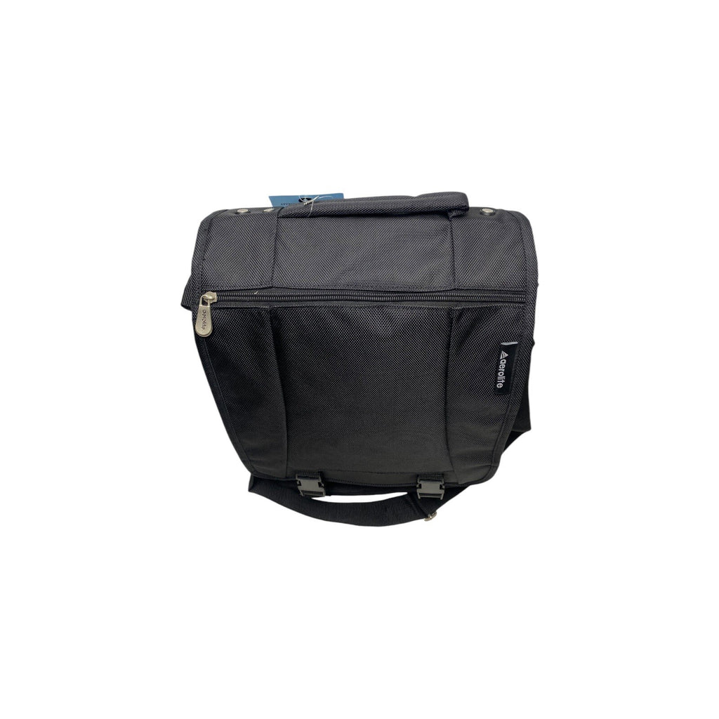 Aerolite Business Executive Laptop Padded Messenger Shoulder Cabin Bag Black New