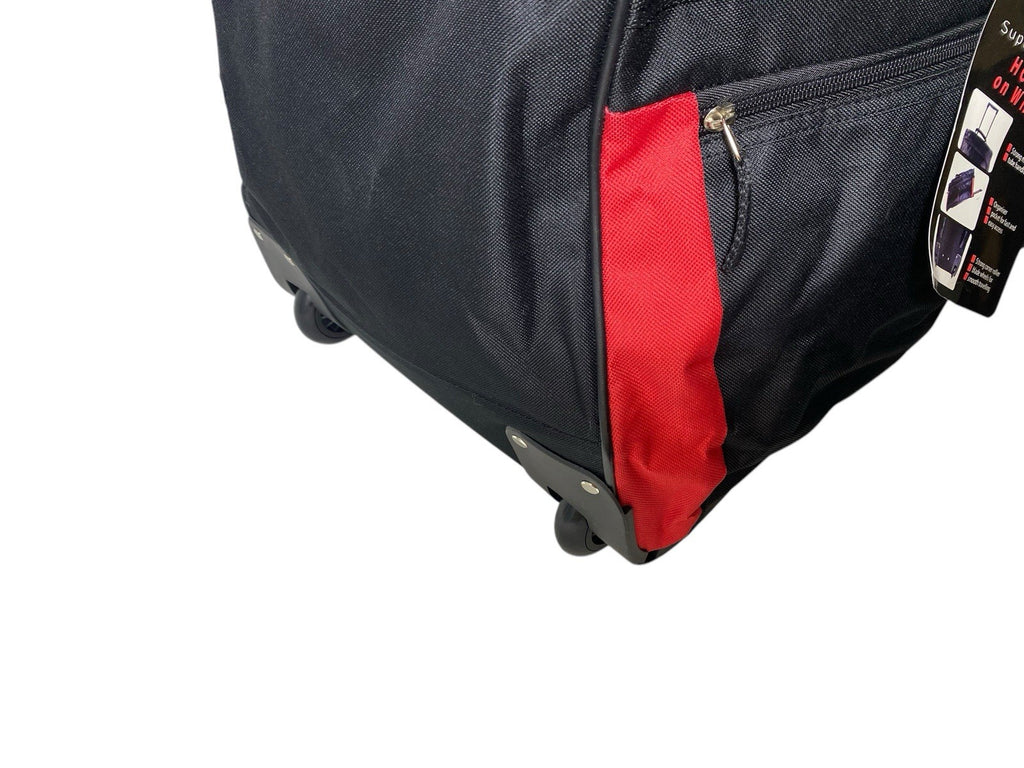 Jazzi 30" Unisex Wheeled Trolley Holdall Travel Kit Duffle Bag Luggage Suitcase