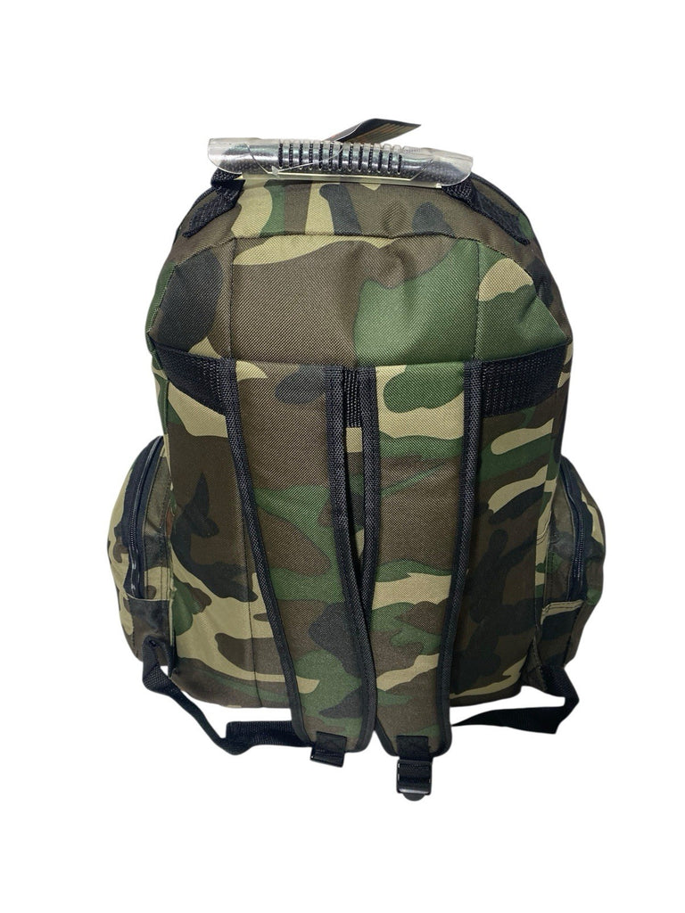 8 x Mens Boys Army Military Cammo Camouflage Backpack Job Lot Car Boot Resale