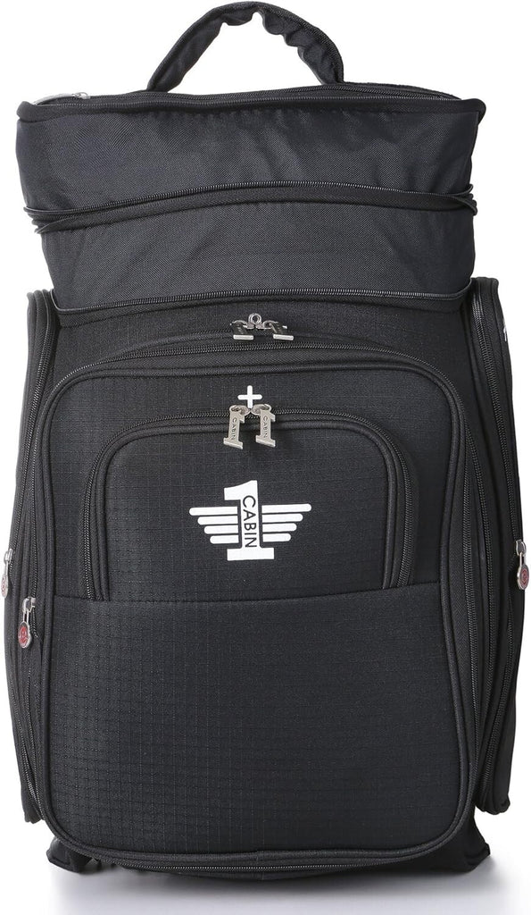Cabin 1 Expandable Carry On Hand Luggage Backpack Bag 57L  Fits All Airlines New