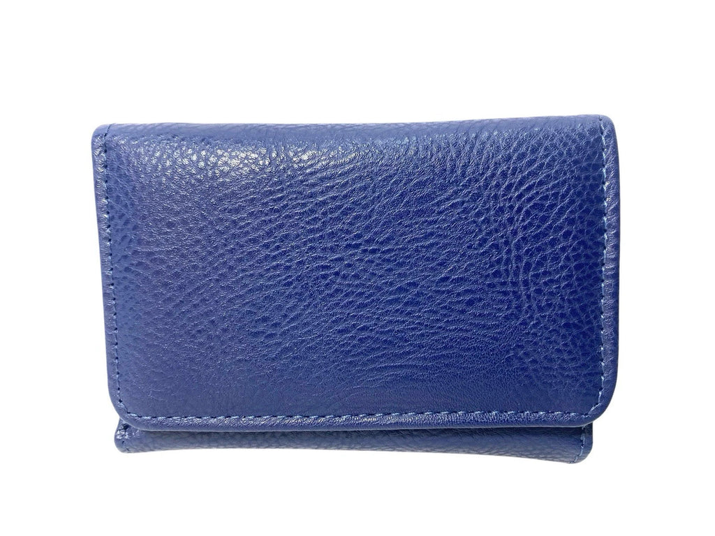 Ladies Trifold Faux Leather Zip Around Coin Notes Credit Card Purse New